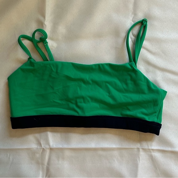 Cara Loren Other - Cara Loren Green and Navy Women's Sports Bralette